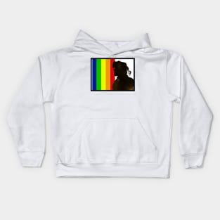 Galaxy Hunk Gay Pride Kids Hoodie